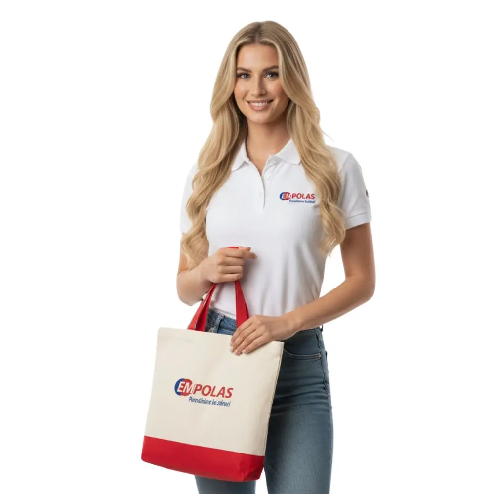 papírová taška velká a malá s logem EMPOLAS