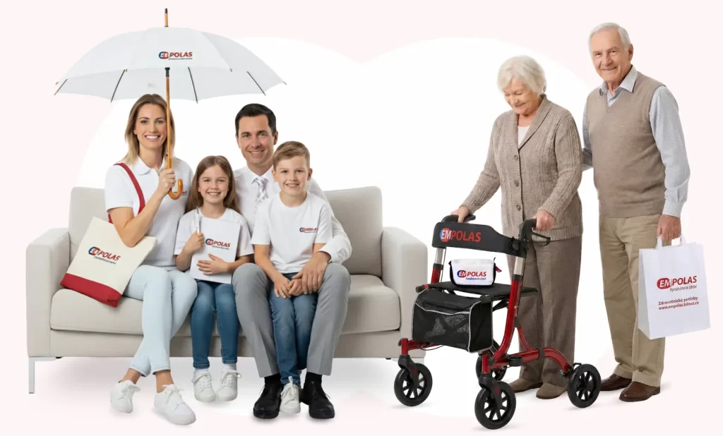 EMPOLAS merch, rodinná fotka